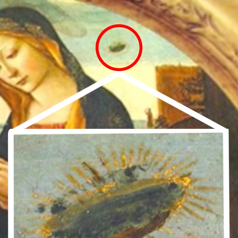 El fenómeno ufológico en el arte medieval